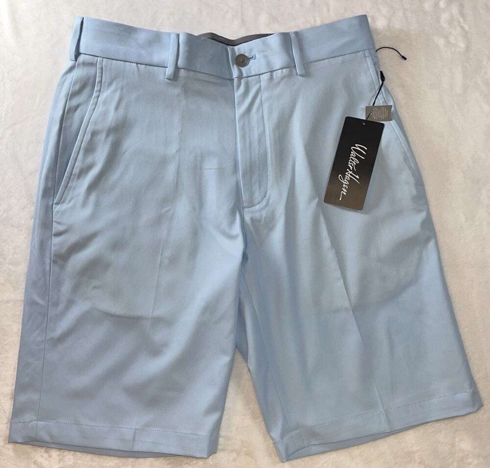 Mens Walter Hagen Performance 11 Flat Front Wrinkle Resistant 10” Golf Shorts 30